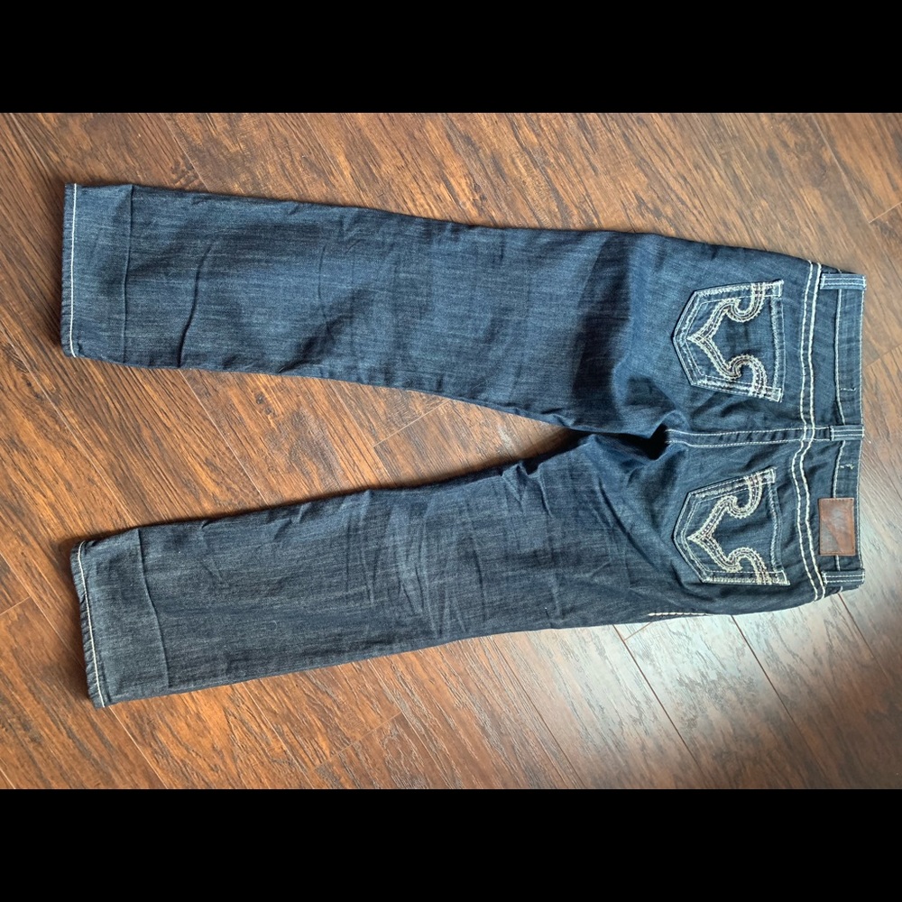 Big star women’s jeans 28 bling mid rise